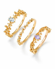 Detail view of Celestia Royal Bloom Ring by Zodiglow