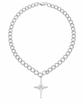 Front view of Celestial Steel Necklaces by Zodiglow