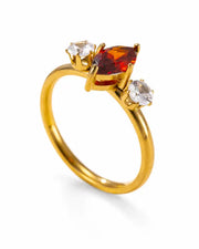 Additional view 7 of Celestine 12-Month Birthstone Marquise Zircon Ring by Zodiglow