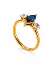 Additional view 10 of Celestine 12-Month Birthstone Marquise Zircon Ring by Zodiglow