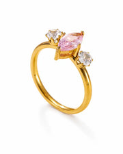 Additional view 11 of Celestine 12-Month Birthstone Marquise Zircon Ring by Zodiglow