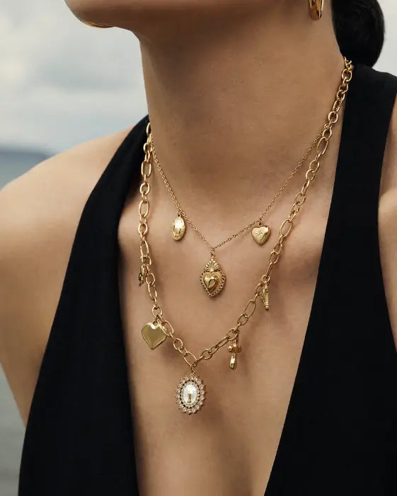Alternate view of Celestine Sacred Charm Necklace Collection by Zodiglow