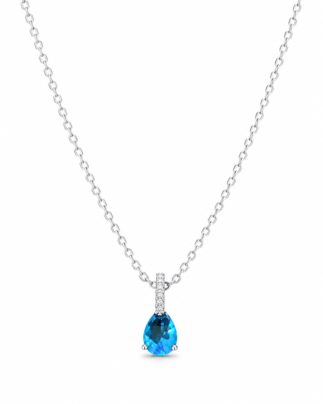 Detail view of Celestine Zircon Jewelry Set by Zodiglow