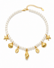 Close-up view of Coastal Pearl Stack Set by Zodiglow