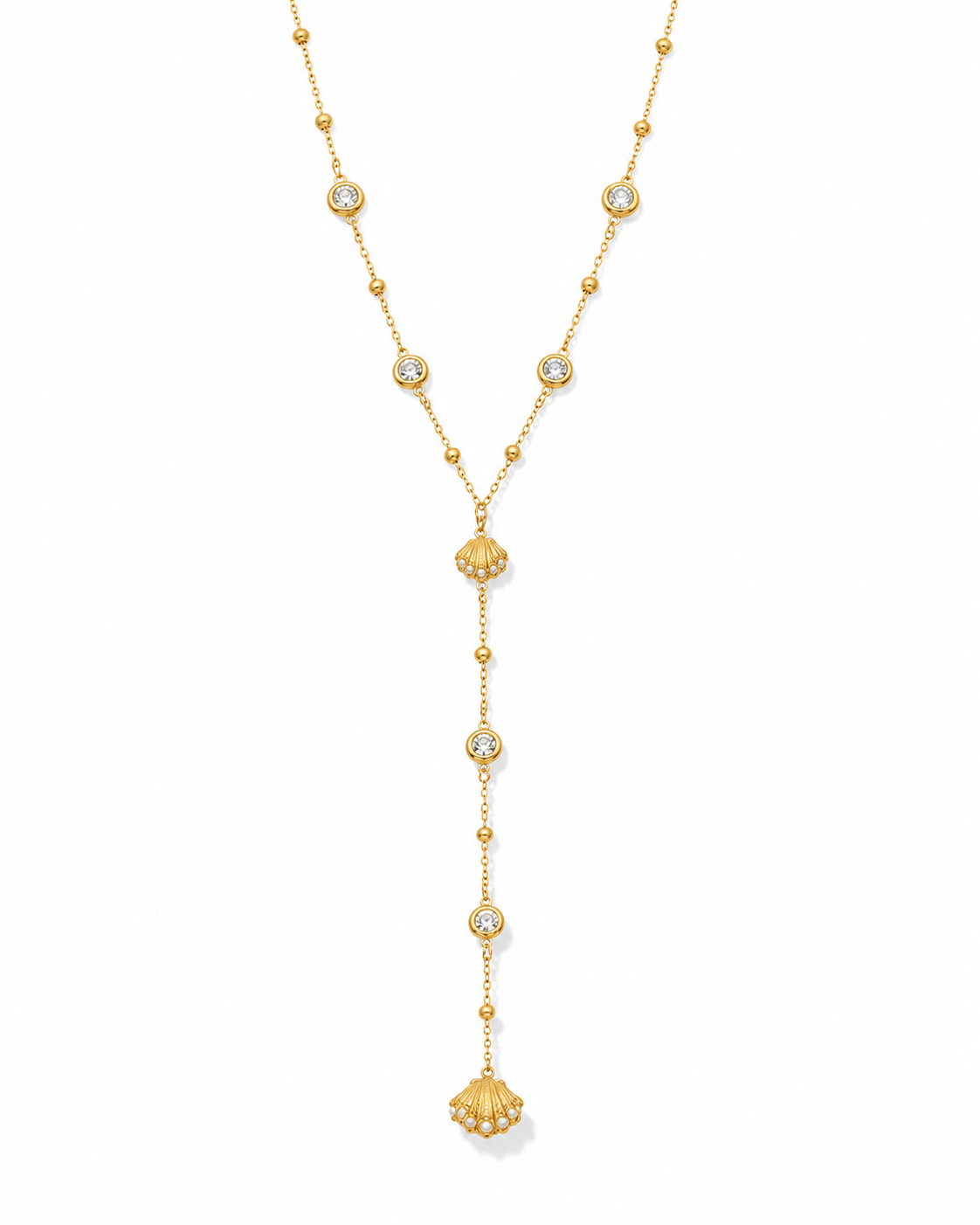 Detail view of Coastal Pearl Stack Set by Zodiglow