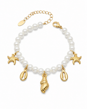 Side view of Coastal Pearl Stack Set by Zodiglow