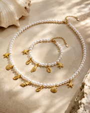 Styled view of Coastal Pearl Stack Set by Zodiglow