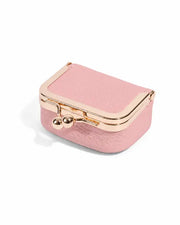 Detail view of Colette Mini Kiss-Lock Jewelry Case by Zodiglow