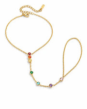 Additional view 8 of Soléa Hand Chain Bracelet Collection – 7 Designs by Zodiglow