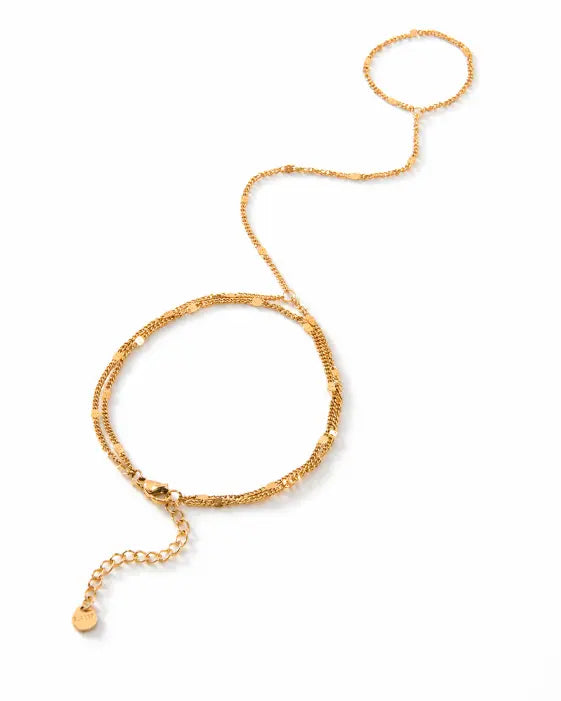 Additional view 9 of Soléa Hand Chain Bracelet Collection – 7 Designs by Zodiglow