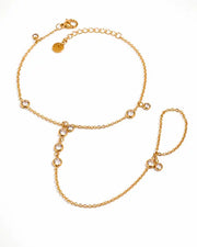 Additional view 11 of Soléa Hand Chain Bracelet Collection – 7 Designs by Zodiglow