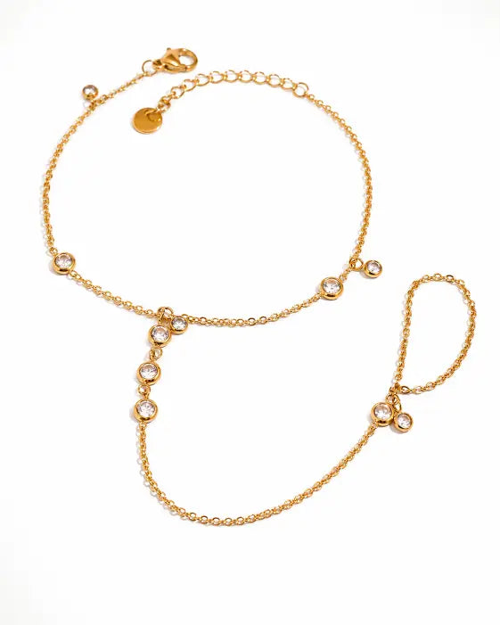 Additional view 11 of Soléa Hand Chain Bracelet Collection – 7 Designs by Zodiglow