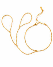 Additional view 13 of Soléa Hand Chain Bracelet Collection – 7 Designs by Zodiglow