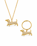 Front view of Doxie Charm Jewelry by Zodiglow