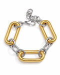 Front view of Eclipse Duo Link Bracelet by Zodiglow