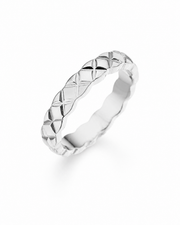 Additional view 10 of Élan Faceted Band Ring by Zodiglow