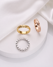Additional view 7 of Élan Zircon Band Ring by Zodiglow