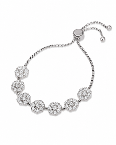 Elara Bloom Zircon Slider Bracelet