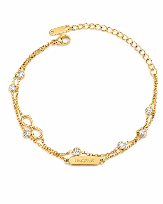 Front view of Evermore Mama Bracelet by Zodiglow