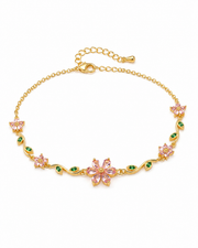Detail view of Flora Zircon Bracelet by Zodiglow