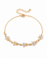 Front view of Flora Zircon Bracelet by Zodiglow