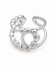 Additional view 10 of Fluid Forms Sculptural Openwork Ring Collection by Zodiglow