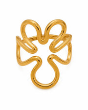 Additional view 16 of Fluid Forms Sculptural Openwork Ring Collection by Zodiglow