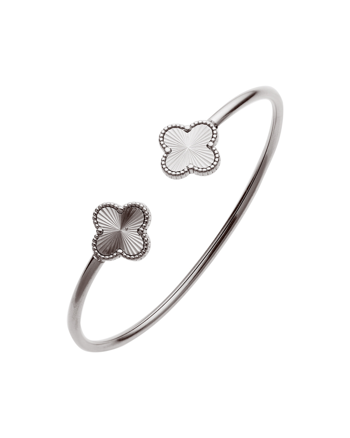 Alternate view of Fortuna Clover Cuff Bracelet by Zodiglow