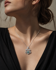 Alternate view of Iris Bloom Necklace by Zodiglow