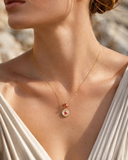 Alternate view of Rouge Lumière Ruby Pendant Necklace by Zodiglow