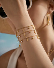 Detail view of Layered Spark 3-Piece Set by Zodiglow