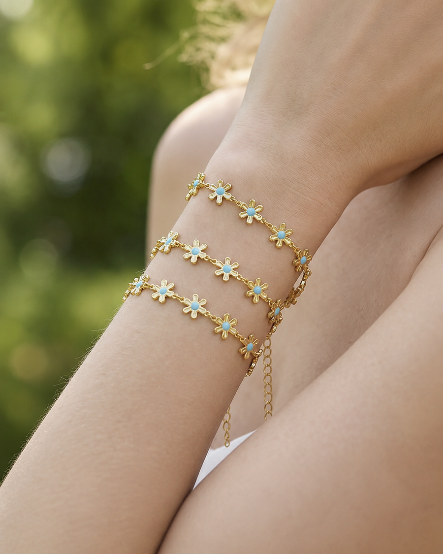 Turquoise Bloom Bracelet