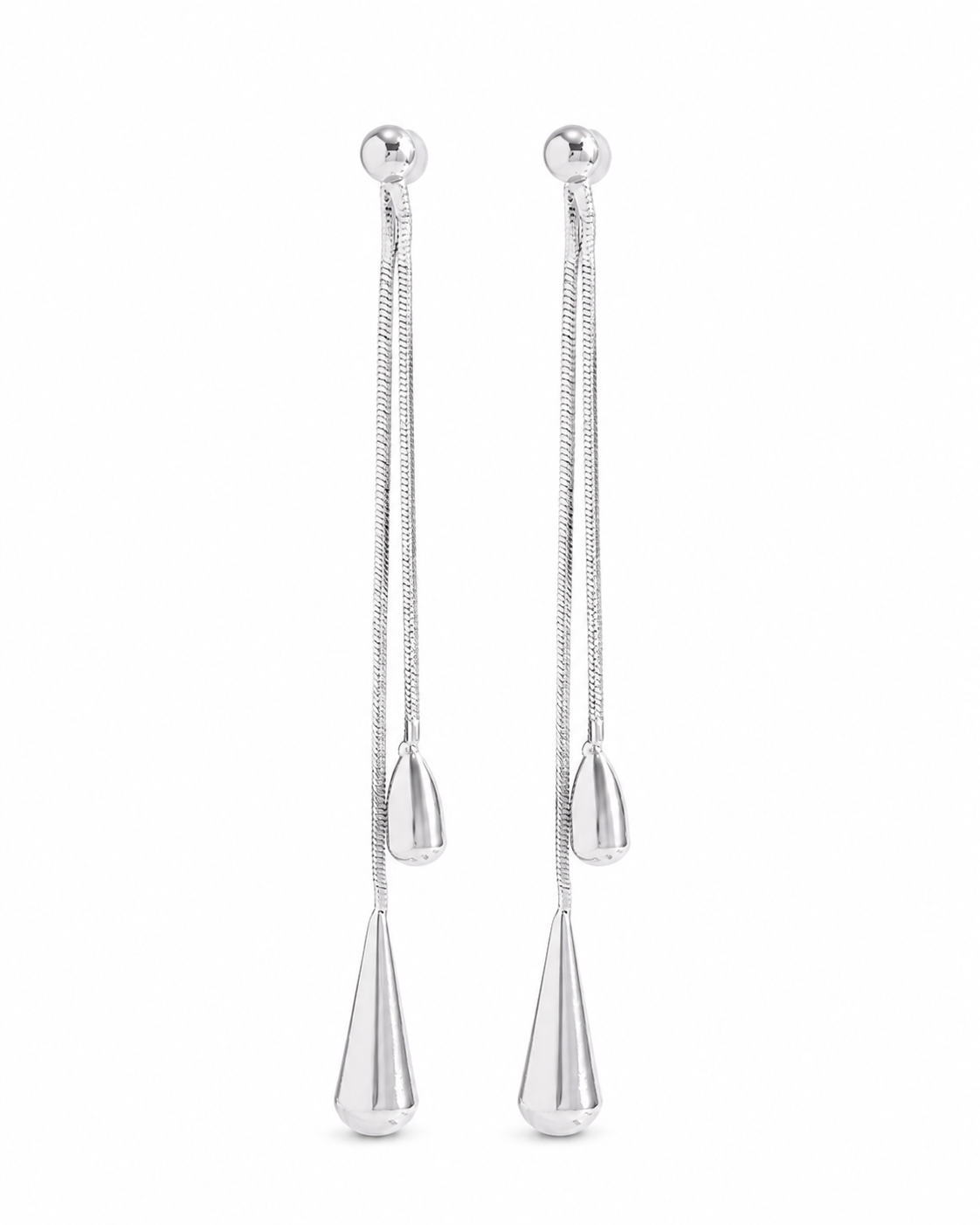 Alternate view of Liquid Drop Earrings by Zodiglow