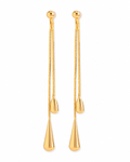 Front view of Liquid Drop Earrings by Zodiglow