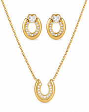 Side view of Lucky Heart Set by Zodiglow