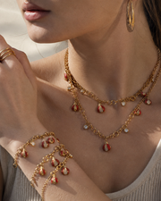 Alternate view of Lucky Ladybug Charm Necklace & Bracelet by Zodiglow