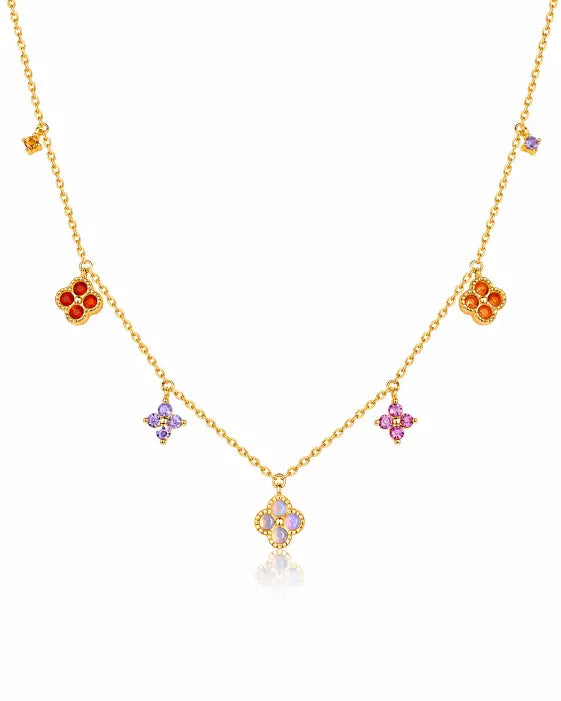 Lumière Clover Multicolor Necklace