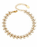 Front view of Luna Pearl Bracelet by Zodiglow