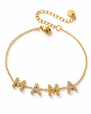 Front view of Mama Glow Zircon Bracelet by Zodiglow