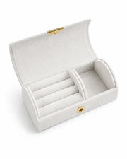 Close-up view of Marais Compact Travel Jewelry Box by Zodiglow
