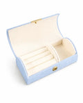 Detail view of Marais Compact Travel Jewelry Box by Zodiglow