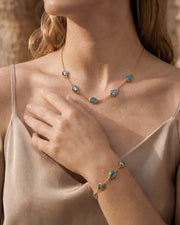 Alternate view of Marée Abalone Jewelry Set by Zodiglow