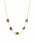 Front view of Marée Abalone Jewelry Set by Zodiglow