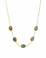 Front view of Marée Abalone Jewelry Set by Zodiglow