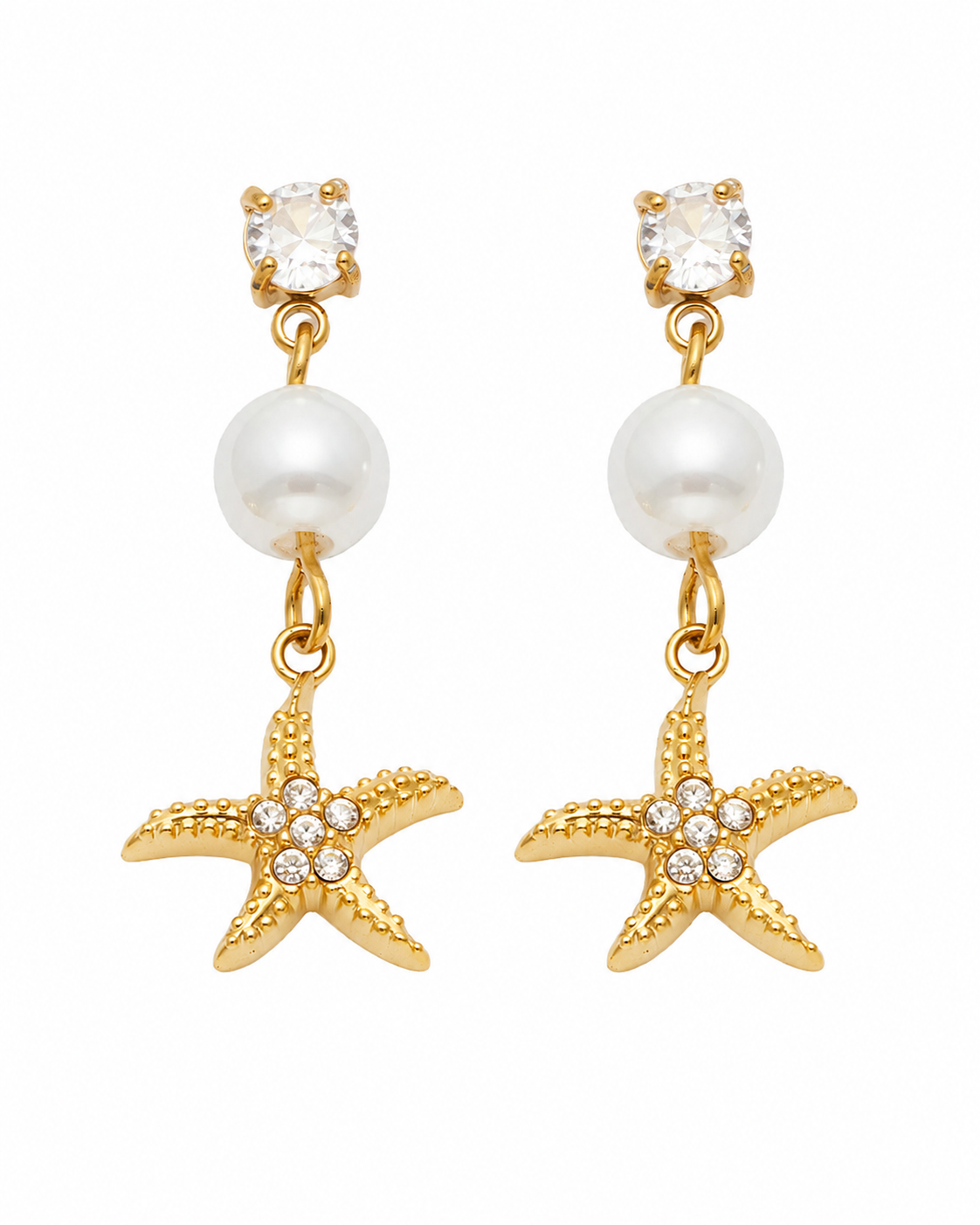 Additional view 16 of Maris Ocean Pearl Drop Earrings by Zodiglow