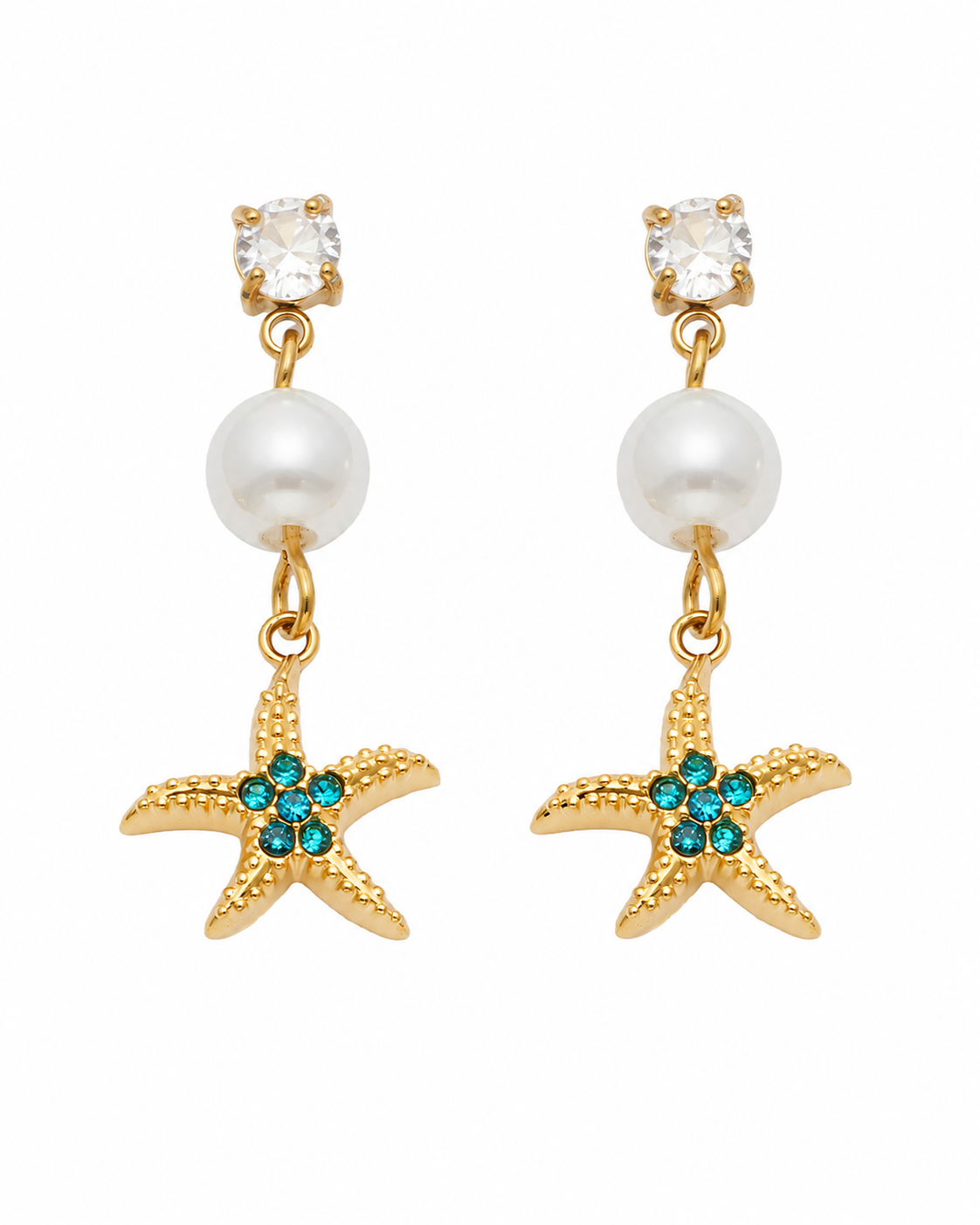 Additional view 17 of Maris Ocean Pearl Drop Earrings by Zodiglow