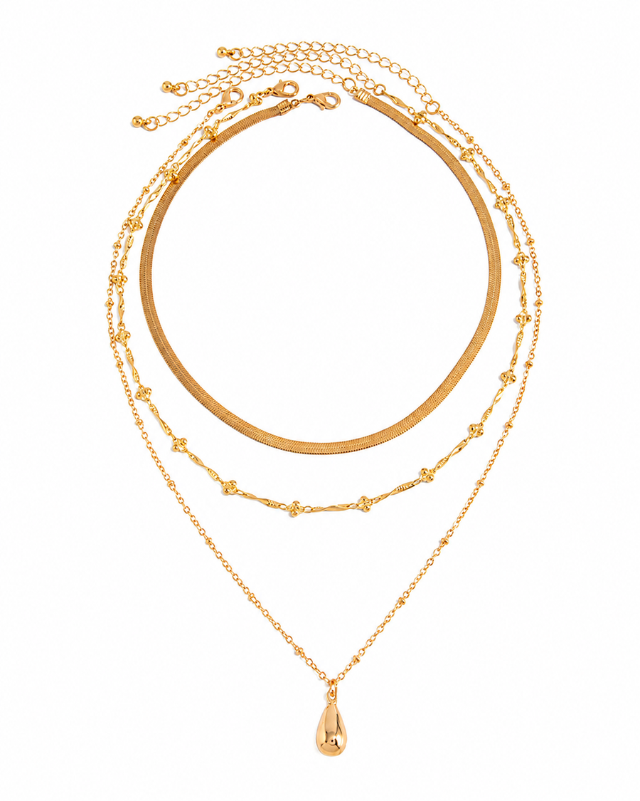 Mira 3-Piece Layered Necklace Set