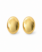 Side view of Molten Drop Stud Earrings by Zodiglow
