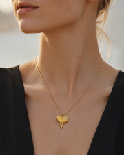 Alternate view of Molten Heart Necklace by Zodiglow
