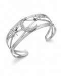 Front view of Charm Cuff Bracelet Series by Zodiglow